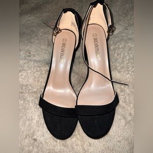 DREAM PAIRS Women's Chunk Low Heel Pump Sandals